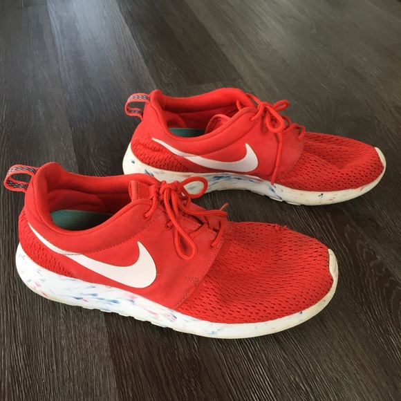 Nike Roshe Run Marble Red Running Shoes Men’s 7 - Picture 10 of 10